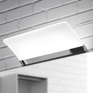 Svítidlo Ebir chrom/bílý hliník/PMMA