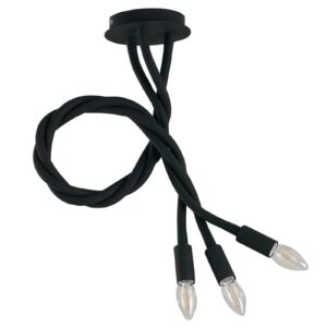 Svítidlo Eco-Light černý kov/silikon