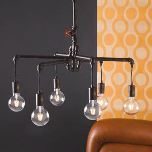 Svítidlo Eco-Light antická rezavě hnědá kov