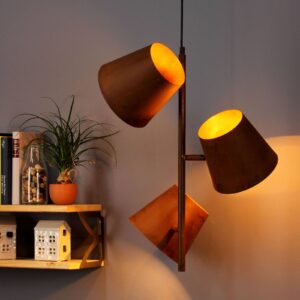 Svítidlo Eco-Light antická rezavě hnědá kov