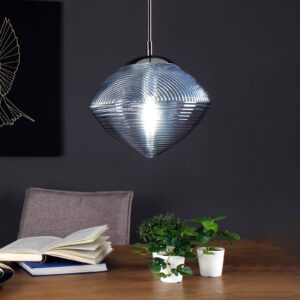 Svítidlo Eco-Light chrom/kouřové sklo sklo/kov