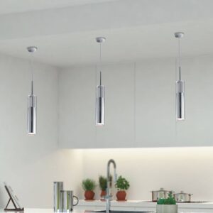 Svítidlo Eco-Light chrom/čirý sklo/kov