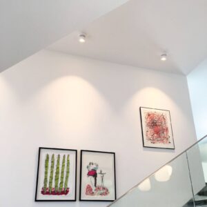 Svítidlo Egger Licht bílá/zlatá hliník