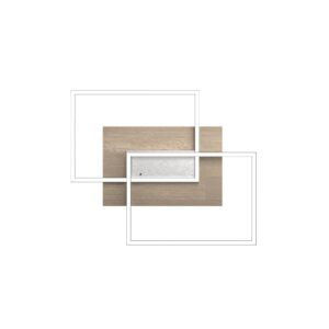 Svítidlo Elobra dub vápněný masivní dřevo/kov