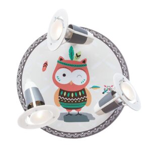 Svítidlo Elobra hnědá dřevo