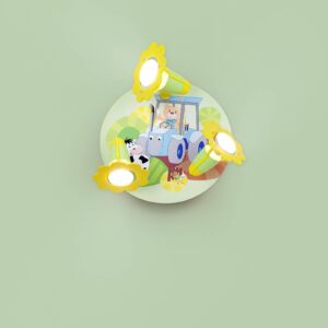 Svítidlo Elobra žlutá dřevo