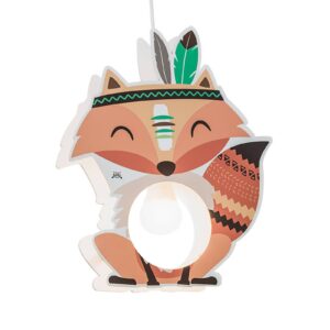 Svítidlo Elobra oranžová dřevo