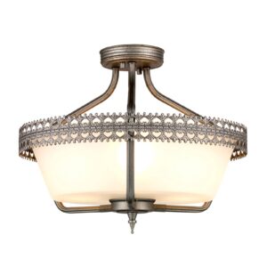 Svítidlo Elstead železo/bílá kov/sklo