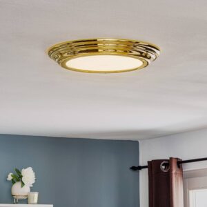 Svítidlo Elstead satinovaná/mosaz leštěná plast/kov