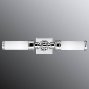 Svítidlo Elstead chrom/bílá kov/sklo