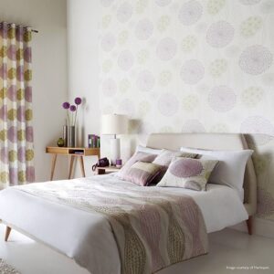 Svítidlo Elstead bílá/leštěný nikl textil/porcelán