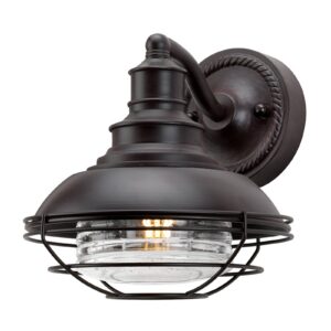 Svítidlo Elstead bronz antický/transparentní kov/sklo