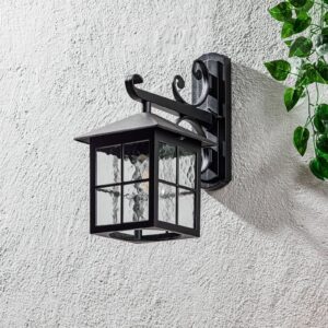 Svítidlo Elstead černá/čirá kov/sklo