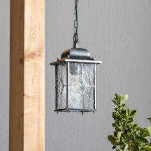 Svítidlo Elstead černostříbrná/čirá kov/sklo