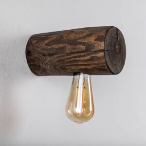Svítidlo Envostar tmavé dřevo borové dřevo mořené