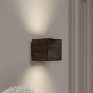 Svítidlo Envostar ořech/černá borovicové dřevo mořené/kov