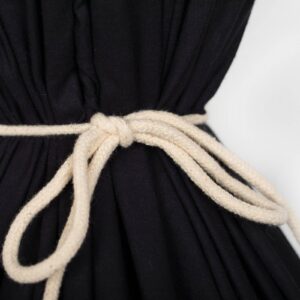 Svítidlo Envostar černý/béžový bavlna/kov