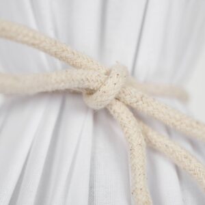 Svítidlo Envostar bílá/béžová/černá bavlna/kov