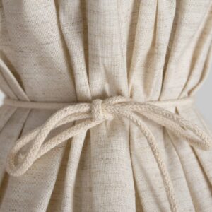 Svítidlo Envostar ecru/béžová/černá bavlna/kov