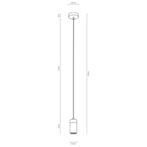 Svítidlo Envostar černá/světlé dřevo kov/textil/dubové dřevo naolejované