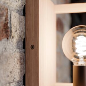 Svítidlo Envostar světlé dřevo dubové dřevo naolejované/kov