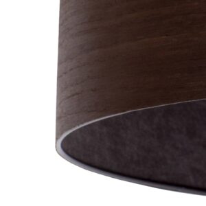 Svítidlo Envostar mořené dubové dřevo/černá dřevěná dýha/kov