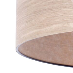 Svítidlo Envostar jasanové jádrové dřevo/černá dřevěná dýha/kov