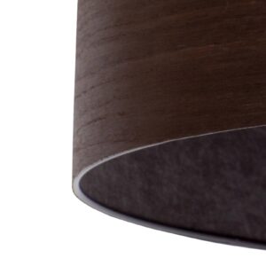 Svítidlo Envostar mořené dubové dřevo/černá dřevěná dýha/kov