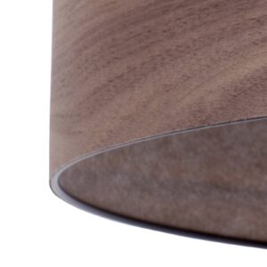 Svítidlo Envostar ořechové dřevo/černá dřevěná dýha/kov