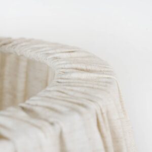 Svítidlo Envostar ecru/černá bavlna/kov