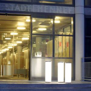 Svítidlo Epstein-Design bílá/hliník akrylátové sklo/hliník