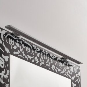 Svítidlo Euluna hliník/mražená bílá ocel/plast