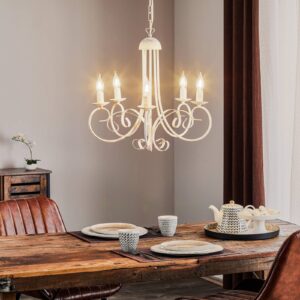 Svítidlo Euluna antická bílá železo