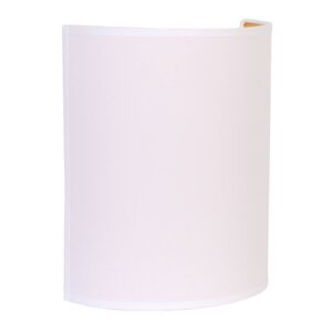 Svítidlo Euluna bílá/zlatá syntetická textilie