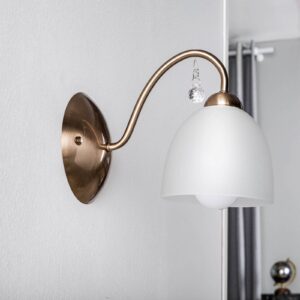 Svítidlo Euluna platinová/satinovaná ocel/sklo