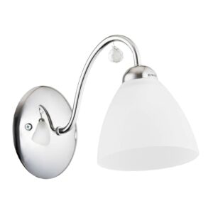 Svítidlo Euluna stříbrná/satinovaná ocel/sklo