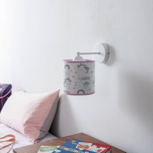 Svítidlo Euluna bílá/rozmanitá PVC/ocel