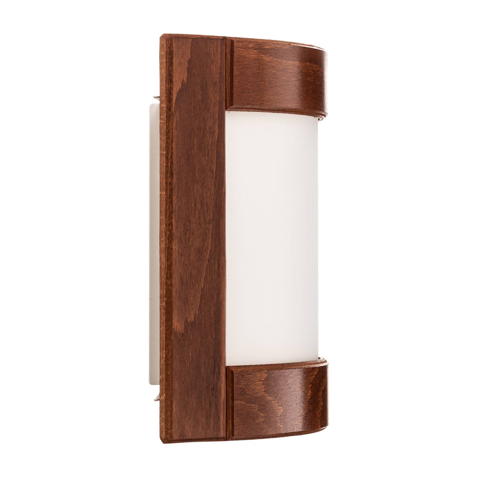 Svítidlo Euluna dub rustikální/bílá dřevo/sklo