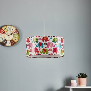 Svítidlo Euluna bílá/multicolor plast