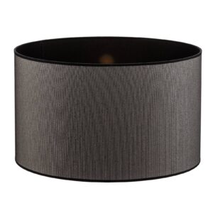 Svítidlo Euluna černá/stříbrně pruhovaná textil