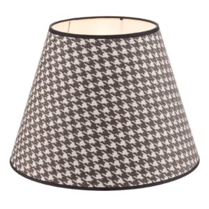 Svítidlo Euluna šedý/bílý textil