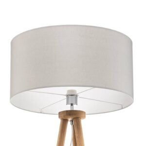 Svítidlo Euluna šedý/naolejovaný dub textil/dub
