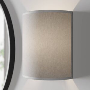 Svítidlo Euluna šedá textil