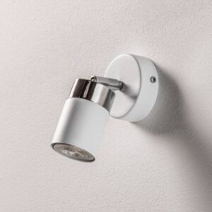 Svítidlo Euluna bílá/stříbrná kov