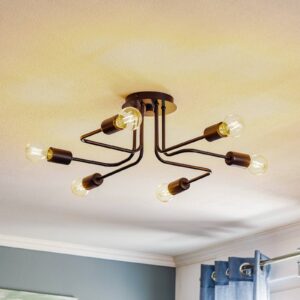 Svítidlo Euluna černý ocel