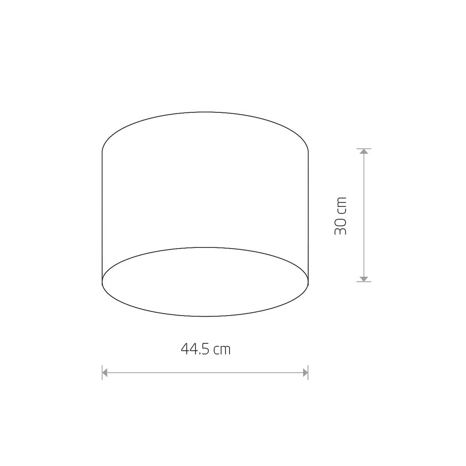 Svítidlo Euluna šedý/bílý textil/plast