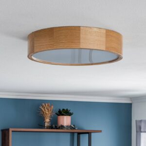 Svítidlo Euluna dub dřevo/ocel/plast