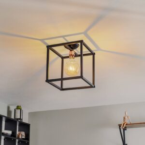 Svítidlo Euluna černá/měď železo