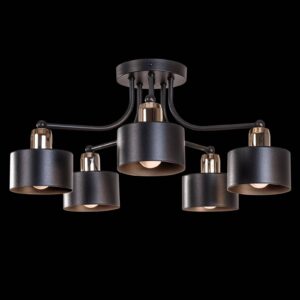 Svítidlo Euluna černá ocel