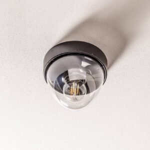 Svítidlo Euluna černá/čirá ABS/polykarbonát